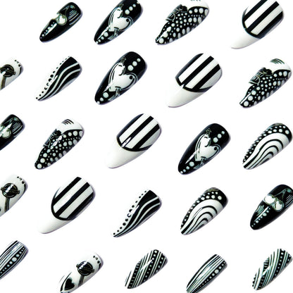 Artistic Pointed Nail Art Acalora