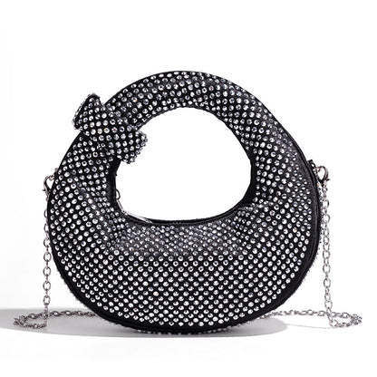 Chic Rhinestone-Embellished Handbag Acalora