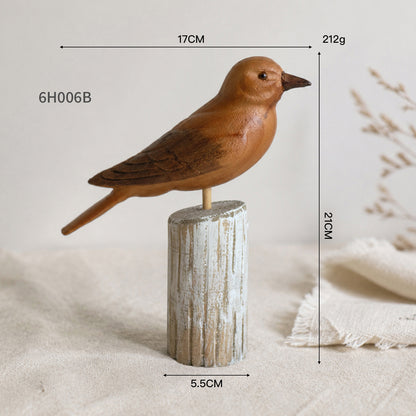 Artisan Bird Sculpture Accent