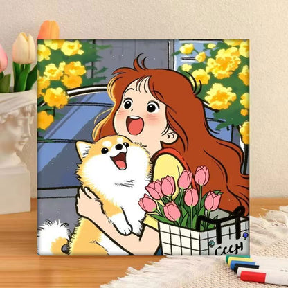 Whimsical Character Art Canvas Print