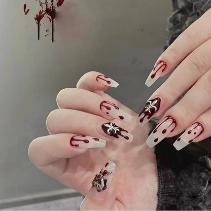 Sparkling Rhinestone Press-On Nail Set Acalora