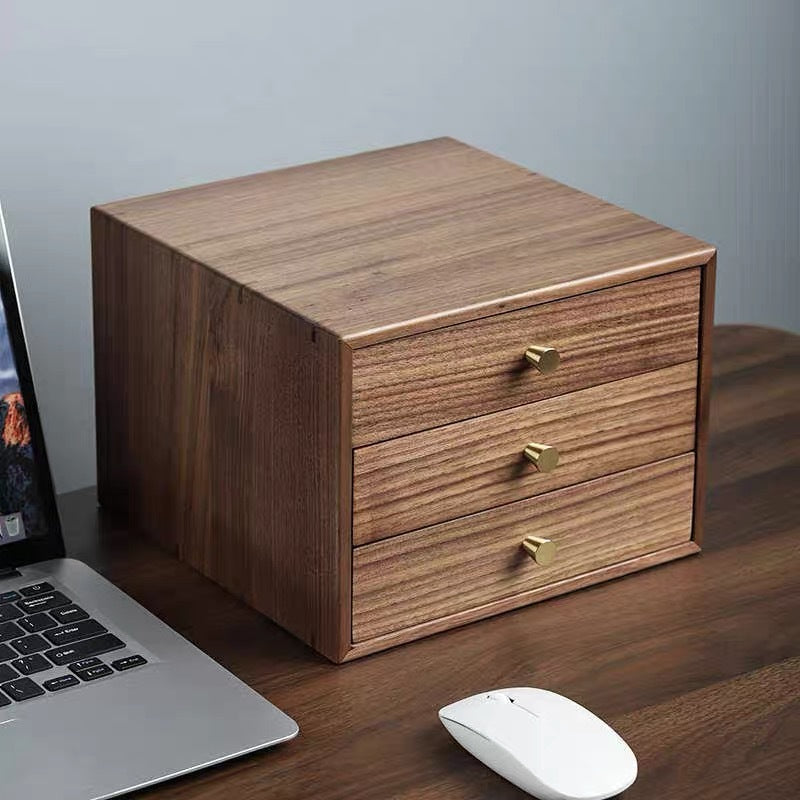 Wooden Drawer Storage Unit Acalora