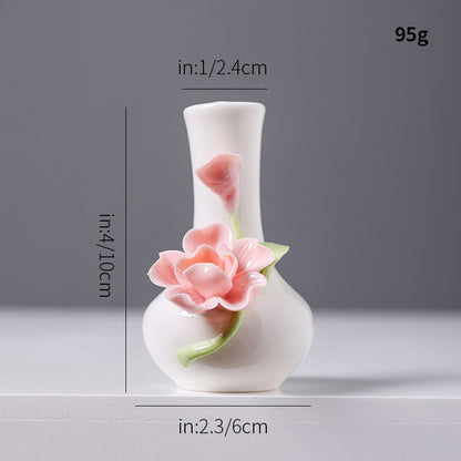 Floral Ceramic Vase