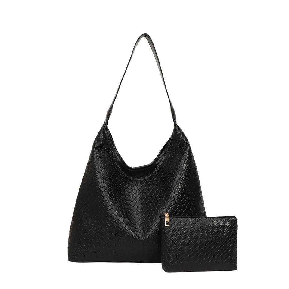 Woven Leather Shoulder Bag Acalora