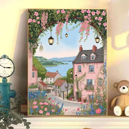 Urban Café Landscape Wall Art