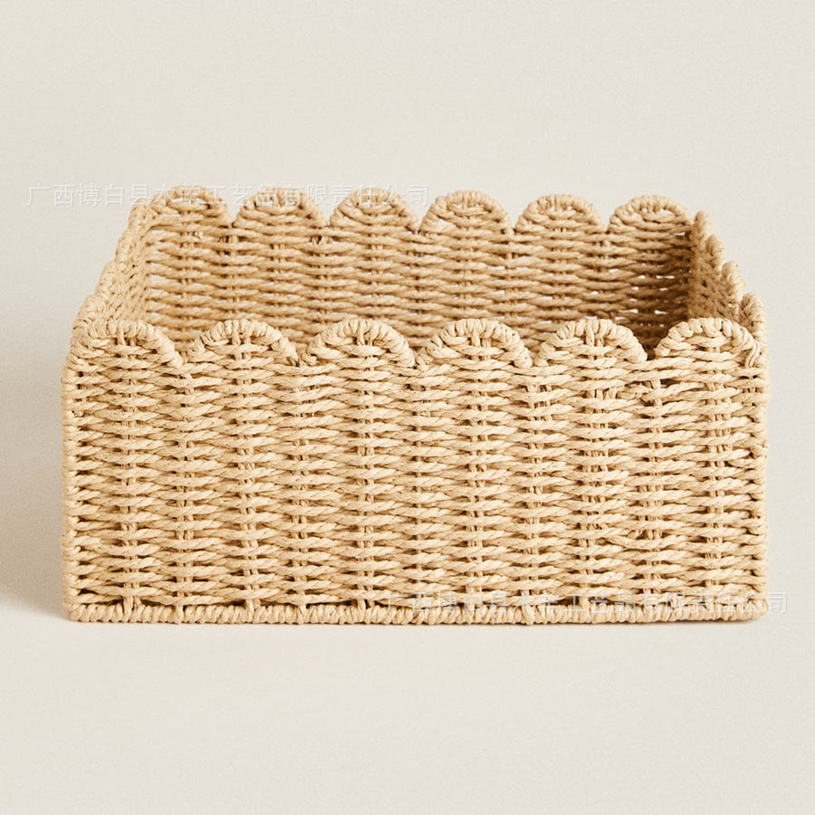Basket with wave edge Acalora