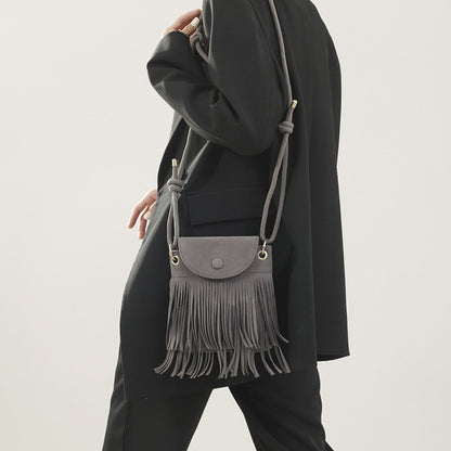 Bohemian Fringe Crossbody Bag Acalora