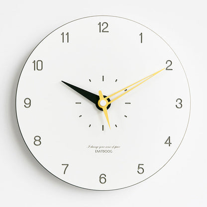 Skanto | Minimalist Modern Round Wall Decor Silent Clock