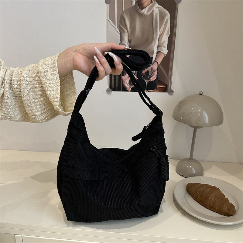 Eco-Friendly Ribbed Crossbody Bag Acalora