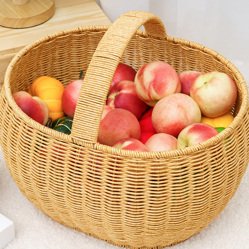 Handcrafted Woven Storage Basket Acalora