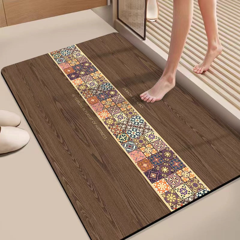 Decorative Memory Foam Bath Mat