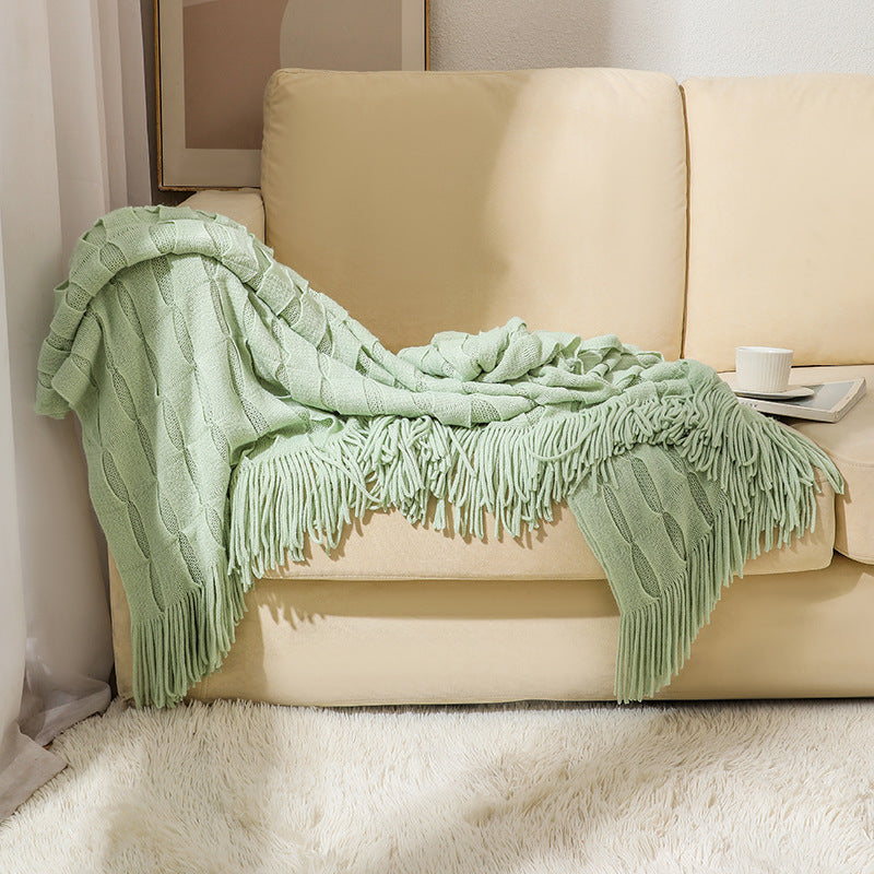 Cozy Textured Throw Blanket