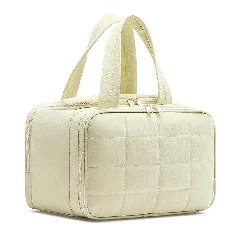 Quilted Multi-Compartment Lunch Tote Acalora
