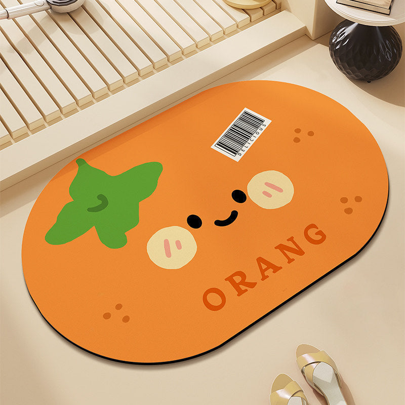 Playful Cloud-Shaped Bath Mat