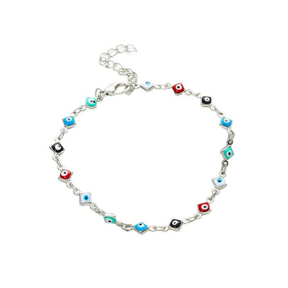 Multi-Colored Evil Eye Bracelet Acalora