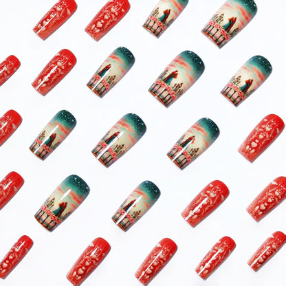 Romantic Scenic Nail Art Acalora