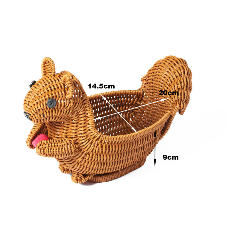 Decorative Wicker Duck Acalora