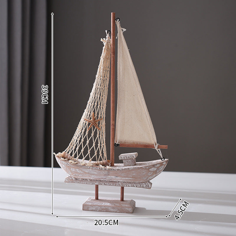 Nautical Sailboat Figurine