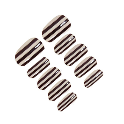 Striped Nail Art Wrap Set Acalora