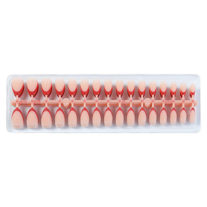 French Tip Press-On Nails with Colorful Edges Acalora