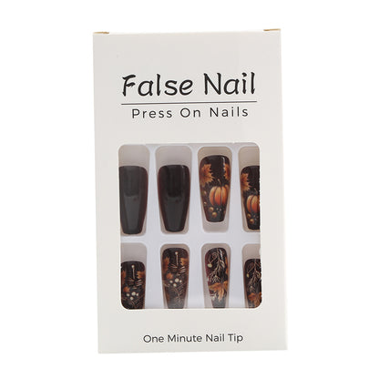 Artificial nails with autumn design Acalora