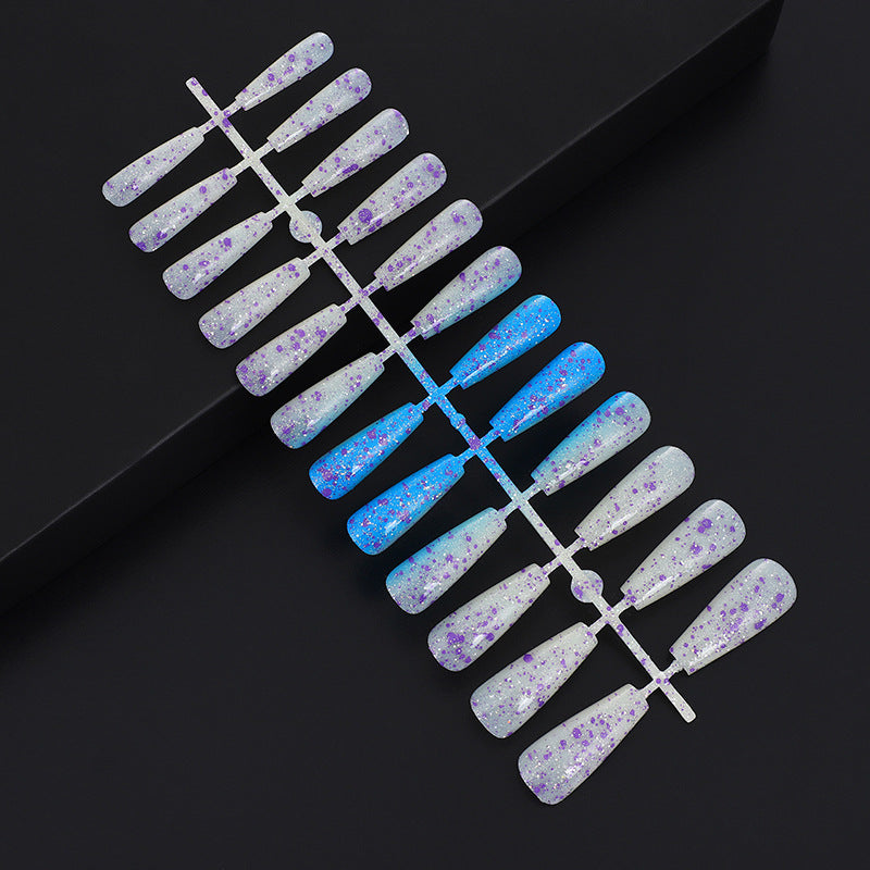 Artificial nails in creative drop design Acalora