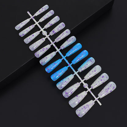Artificial nails in creative drop design Acalora