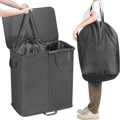 Laundry container with separating compartments Acalora