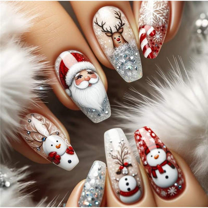 Festive Holiday Nail Art Acalora