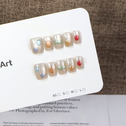Decorative Press-On Nail Art Set Acalora