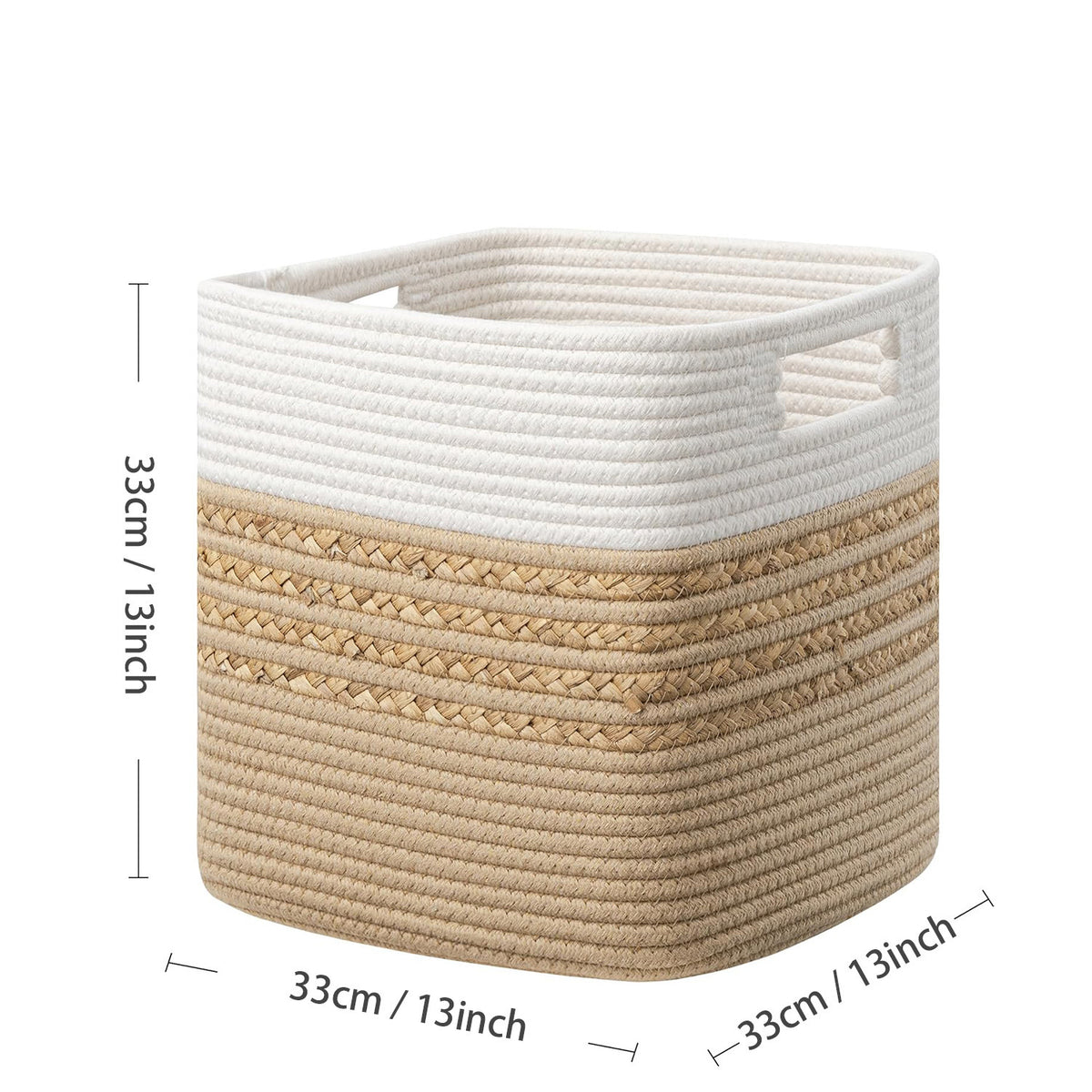 Functional storage basket with carrying handles Acalora