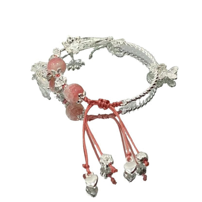 Adjustable Gemstone Charm Bracelet Acalora