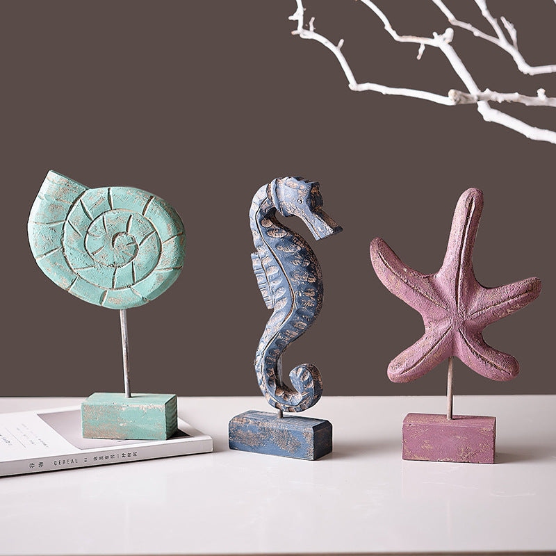 Whale Theme Decorative Sculpture