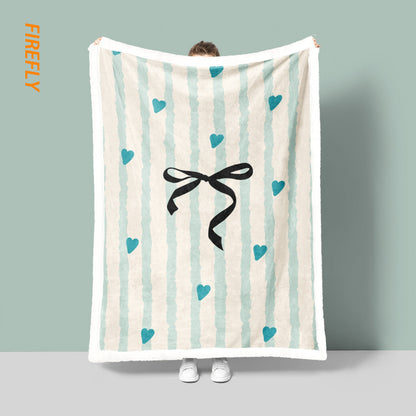 Unisex Cozy Star Patterned Fleece Blanket