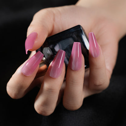 Long Sculpted Press-On Nails Acalora