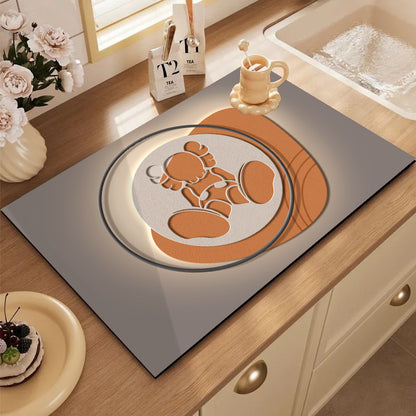 Cute Cartoon Character Kitchen Mat Acalora