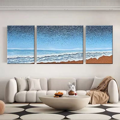 Abstract Coastal Canvas Wall Art