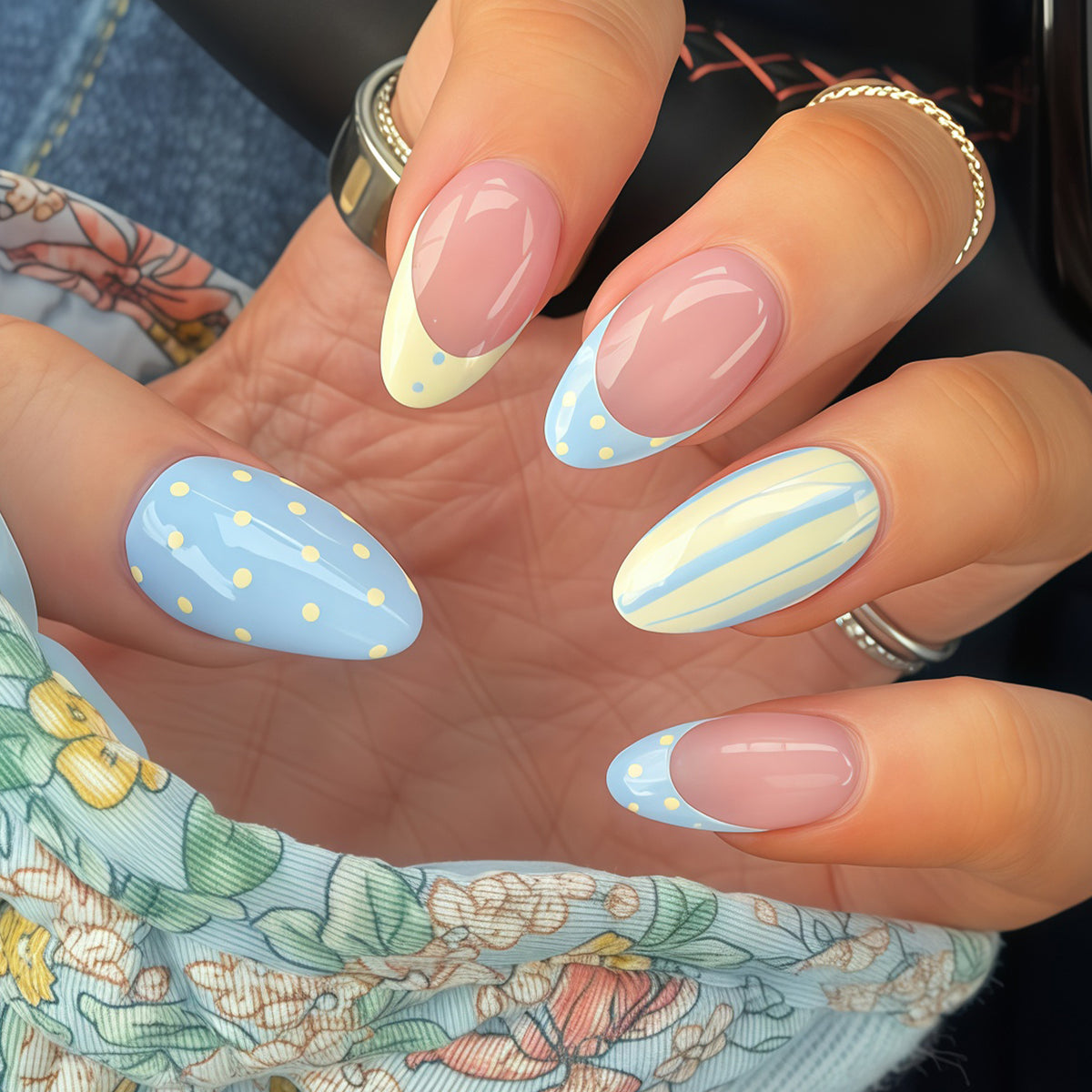 Artistic Stiletto Nail Art Tips Design Acalora