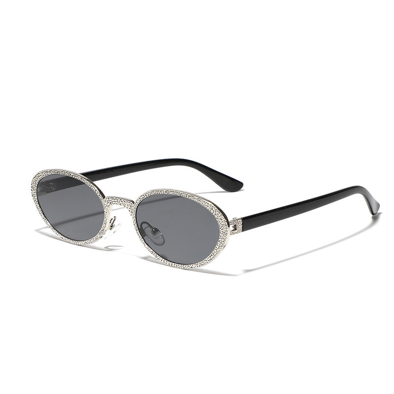 Women Glamorous Sunglasses with Sparkling Frame Decoration Bowlift