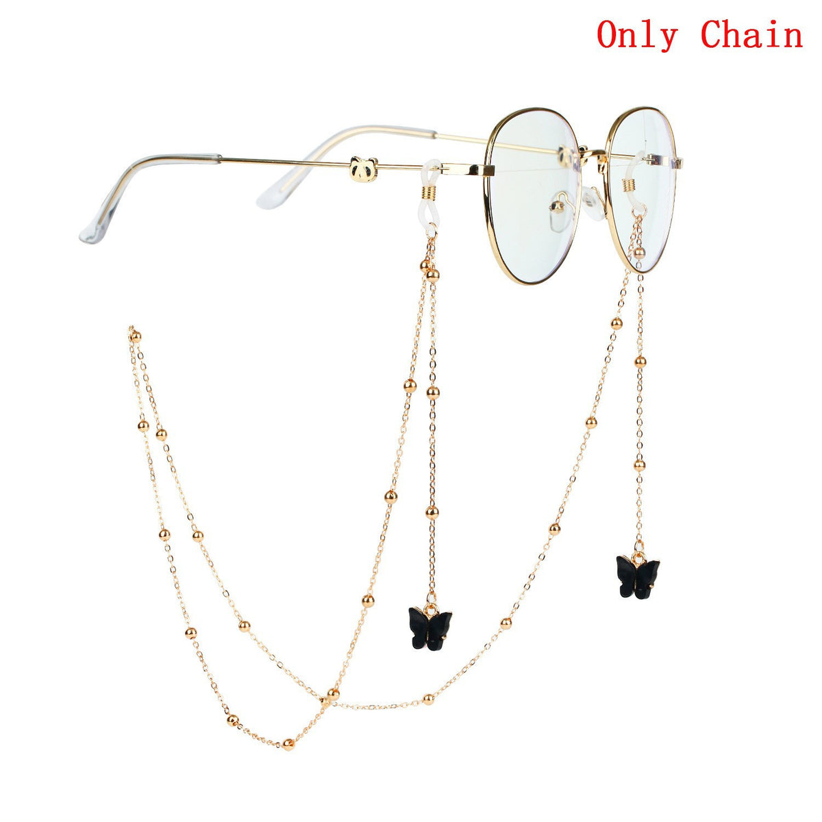 Decorative Butterfly Eyewear Chain Acalora