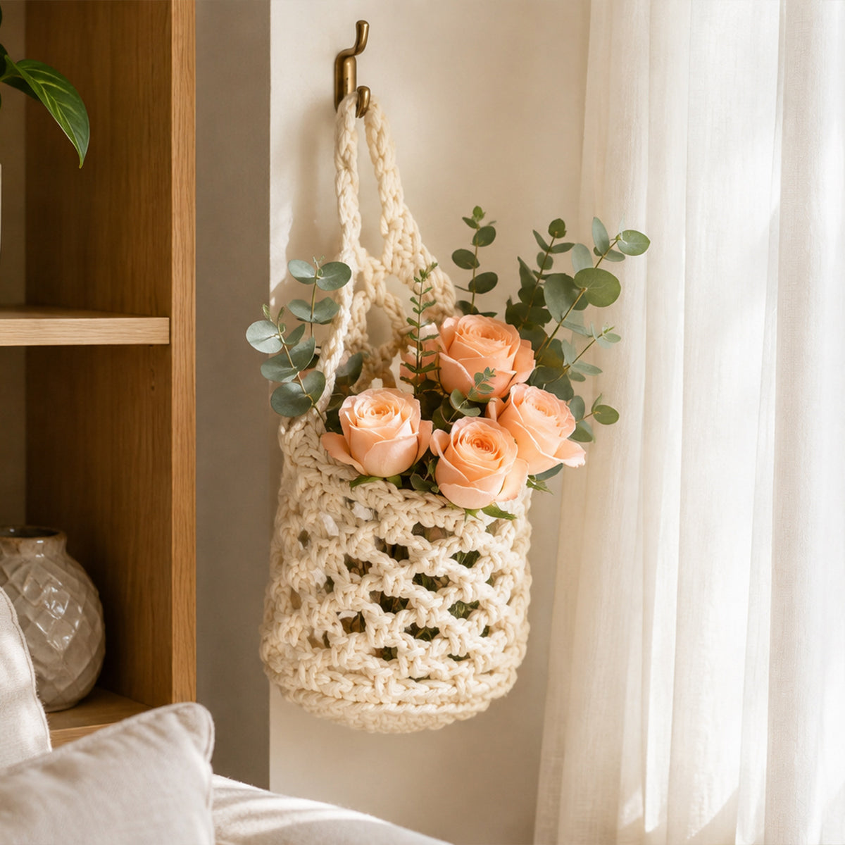 Decorative Crochet Storage Bag