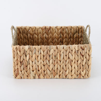 Basket made of natural wicker