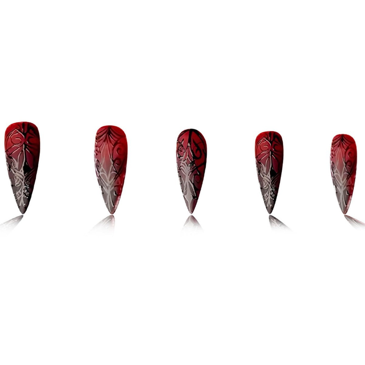Gothic Stiletto Nail Art Set Acalora