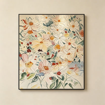 Abstract Floral Canvas Artwork