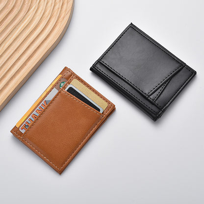 Minimalist Leather Card Wallet Acalora