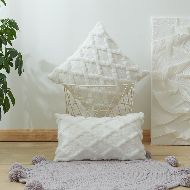 Textured Cozy Decorative Throw Pillow