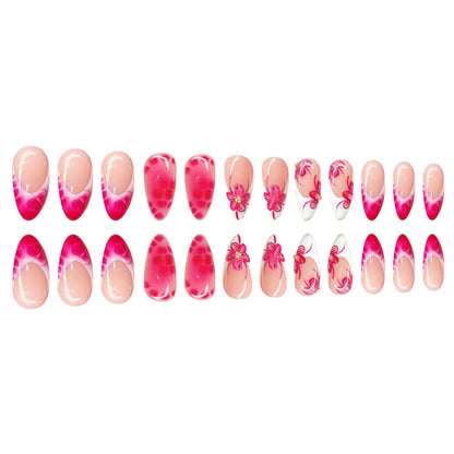 Artistic Floral Stiletto Nail Art Acalora