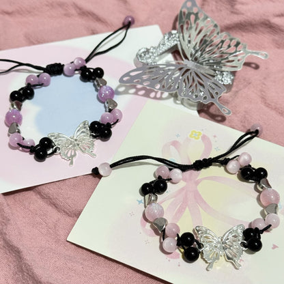Butterfly Charm Adjustable Bracelet Acalora