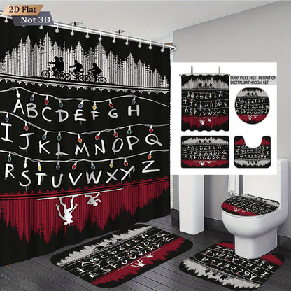 Stranger Things Adventure-Themed Digital Bathroom Set