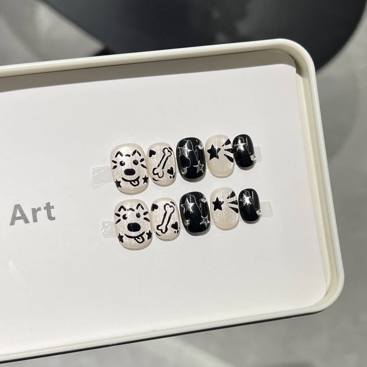 Playful Themed Press-On Nail Set Acalora